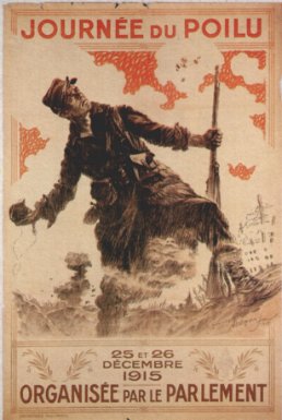 Affiche pour la journée du poilu